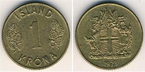 1 Krone Island Bronze 