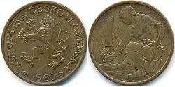 1 Krone Czechoslovakia (1918-1992) Bronze/Aluminium 