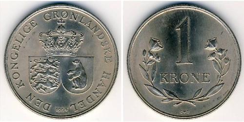 1 Krone Greenland Copper/Nickel 