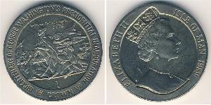 1 Krone Isle of Man Copper/Nickel Elizabeth II (1926-2022)