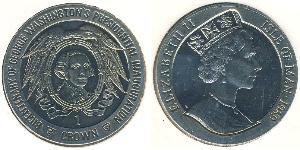 1 Krone Isle of Man Copper/Nickel Elizabeth II (1926-2022)