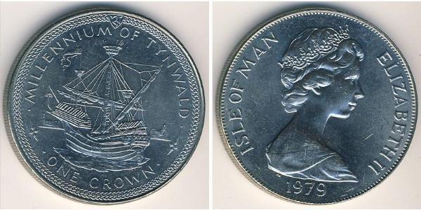 1 Krone Isle of Man Copper/Nickel 