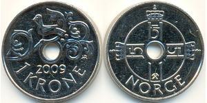 1 Krone Norway Copper/Nickel 