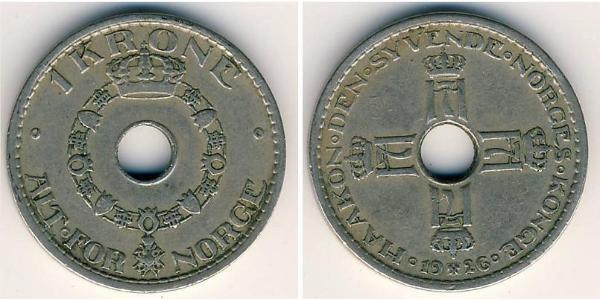 1 Krone Norway Copper/Nickel 