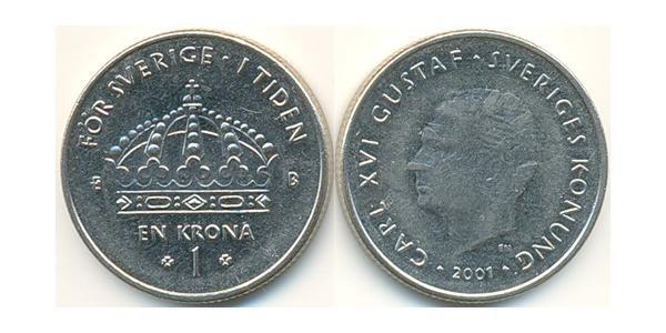 1 Krone Sweden Copper/Nickel 