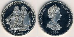 1 Krone Tristan da Cunha Copper/Nickel Elizabeth II (1926-2022)