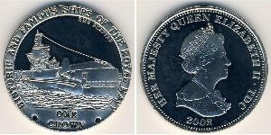 1 Krone Tristan da Cunha Copper/Nickel Elizabeth II (1926-2022)