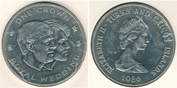 1 Krone Turks and Caicos Islands Copper/Nickel 