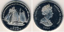 1 Krone Tristan da Cunha (archipel) Cuivre/Nickel Elizabeth II (1926-2022)