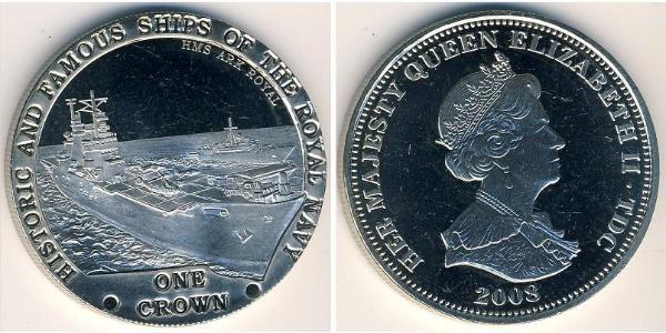 1 Krone Tristan da Cunha (archipel) Cuivre/Nickel Elizabeth II (1926-2022)