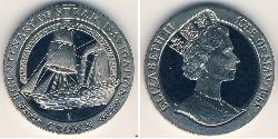 1 Krone Île de Man Cuivre/Nickel Elizabeth II (1926-2022)