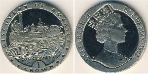 1 Krone Île de Man Cuivre/Nickel 