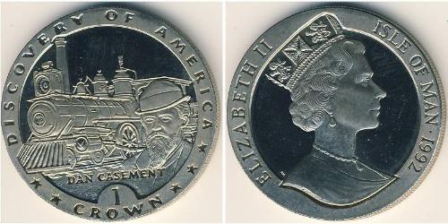 1 Krone Île de Man Cuivre/Nickel 