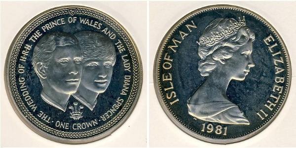 1 Krone Île de Man Cuivre/Nickel 