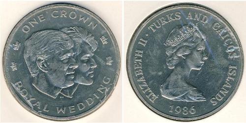 1 Krone Îles Turques-et-Caïques Cuivre/Nickel 