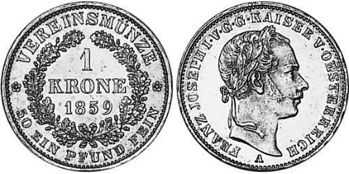 1 Krone Austrian Empire (1804-1867) Gold 