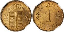 1 Krone Island Gold 
