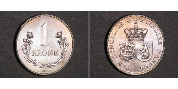 1 Krone Grönland Kupfer/Nickel 