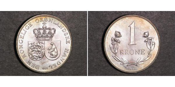 1 Krone Grönland Kupfer/Nickel 