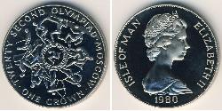 1 Krone Isle of Man Kupfer/Nickel 