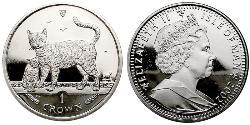 1 Krone Isle of Man Kupfer/Nickel Elizabeth II (1926-2022)
