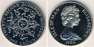 1 Krone Isle of Man Kupfer/Nickel 