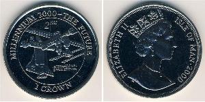 1 Krone Isle of Man Kupfer/Nickel 