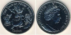 1 Krone Isle of Man Kupfer/Nickel 