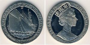 1 Krone Isle of Man Kupfer/Nickel Elizabeth II (1926-2022)