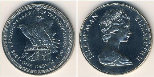 1 Krone Isle of Man Kupfer/Nickel 