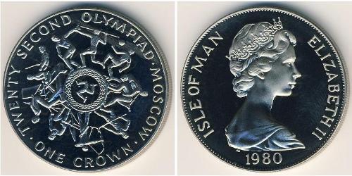 1 Krone Isle of Man Kupfer/Nickel 