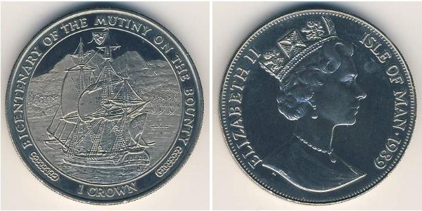 1 Krone Isle of Man Kupfer/Nickel 