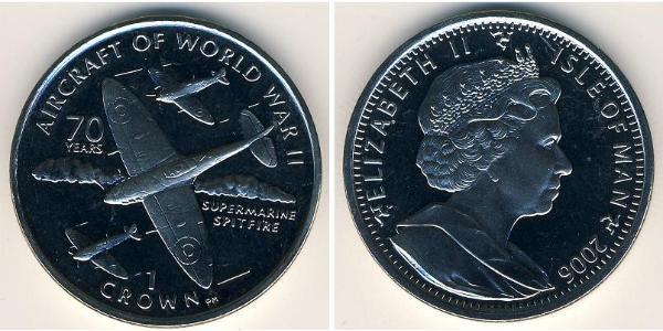1 Krone Isle of Man Kupfer/Nickel 