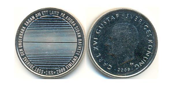 1 Krone Schweden Kupfer/Nickel 