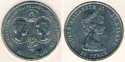 1 Krone St. Helena (1981 - ) Kupfer/Nickel 