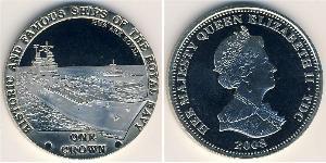 1 Krone Tristan da Cunha Kupfer/Nickel Elizabeth II (1926-2022)