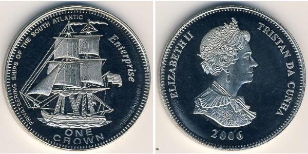 1 Krone Tristan da Cunha Kupfer/Nickel 