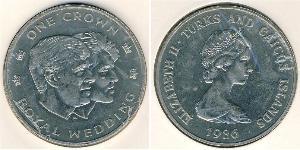 1 Krone Turks- und Caicosinseln Kupfer/Nickel 