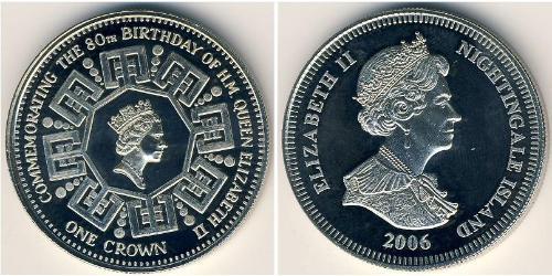 1 Krone  Kupfer/Nickel Elizabeth II (1926-2022)