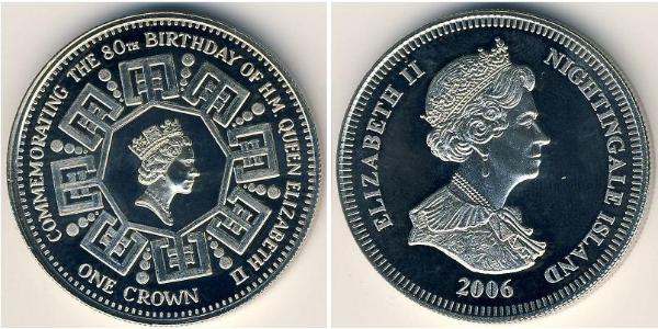 1 Krone  Kupfer/Nickel Elizabeth II (1926-2022)