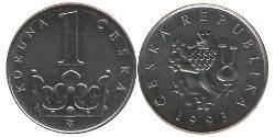 1 Krone Tschechien Nickel/Stahl 