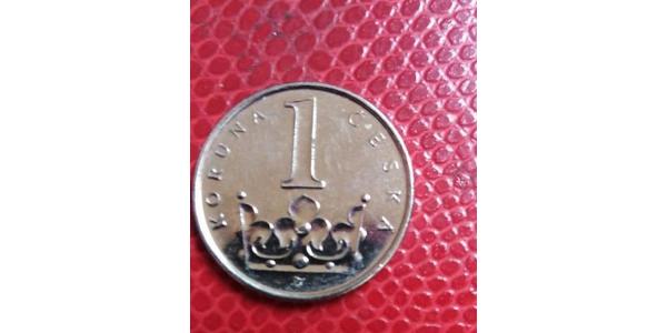 1 Krone Tschechoslowakei  (1918-1992) Nickel/Stahl 