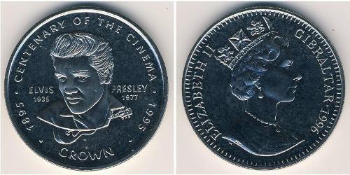 1 Krone Gibraltar Níquel/Cobre 