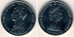 1 Krone Isla Ascensión Níquel/Cobre Isabel II (1926-2022)