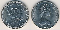 1 Krone Isla de Man Níquel/Cobre Isabel II (1926-2022)