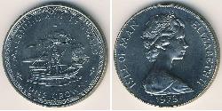 1 Krone Isla de Man Níquel/Cobre Isabel II (1926-2022)