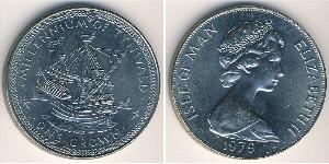 1 Krone Isla de Man Níquel/Cobre 