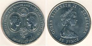 1 Krone Santa Helena (1981 - ) Níquel/Cobre 