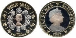 1 Krone Isla de Man Oro 