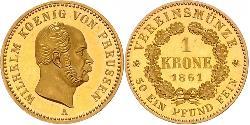 1 Krone Regno di Prussia (1701-1918) Oro Wilhelm I, German Emperor (1797-1888)